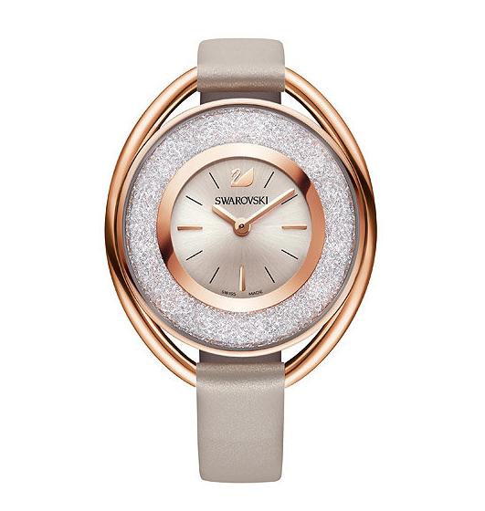 ե ꥹ Х  ȡ å 5158544 Swarovski Crystalline Oval Rose Gold Tone Watch ե ץ쥼 