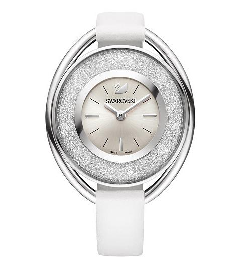 ե ꥹ Х ۥ磻 å ӻ 5158548 Swarovski Crystalline Oval White Watch ե ץ쥼 