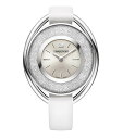 スワロフスキー クリスタリン オーバル ホワイト ウォッチ 腕時計 5158548 Swarovski Crystalline Oval White Watch ギフト プレゼント □