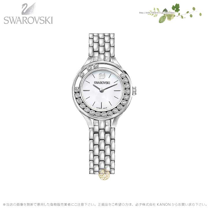 Swarovski Lovely Crystals Mini Watch, Metal bracelet, Silver tone