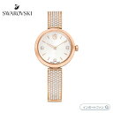 Swarovski Illumina watch Swiss Made, Metal bracelet, Rose gold tone, Rose gold-tone finish
