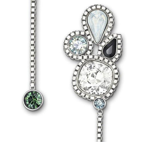 【送料無料】ピアス　neu ohrhnger 8mm swarovski steine mint alabasterminthellgrntrkis ohrringe