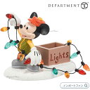 Department 56 ミッキーのライトアップクリスマス ミッキーマウス クリスマスビレッジ 4038634 Disney Mickey Lights Up Christmas Christmas Village デパートメント56 □