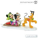 Department 56 プルートのトボガン ライド ミッキーマウス クリスマスビレッジ 4057263 Disney Pluto's Toboggan Ride Christmas Village デパートメント56 