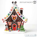 Department 56 ミッキーのお菓子の家 ミッキーマウス ミッキーのクリスマス村 6001317 Disney Snow Village Mickey's Gingerbread Hous..