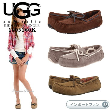 UGG アグ正規品 キッズ ライダー ジャングル シープスキン モカシンスリッポン 1005160K UGG Ryder Jungle □