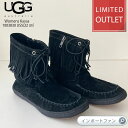 ラスト1点 アウトレット価格 US5 22cm UGG アグ KAYSA ケイサ ウエスタン ブーツ 1003830 正規品 ブラック 小さいサイズ ギフト プ...