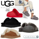 アグ アグ レディース ディスケット スリッポン スリッパ 1122550 UGG Disquette Slipper □ は、定番のスリッポンCoquetteとDisco のスタイルを融合させた新しいスリッパです。約2.5cmのレトロスタイルのプラットフォームソールをプラスしたマキシマリスト的なルックスで、クッション性が1日中持続、屋内外での着用が可能です。・アッパー：スエード・ライニング：10mmのシープスキン・インソール：10mmのシープスキン・アウトソール：EVA・ポリエステルのバインディング、または再生ポリエステル繊維100％を使用したテキスタイルのバインディング・ヒール高さ：約2.5cm※素材の風合いを損なわないよう染色しております為、色の個体差や摩擦・湿気などによる色落ち・色移りの可能性がございます。またアッパーは水濡れに弱い性質ですので、ご使用時や収納の際にはご注意ください。0■お届けについて 日本では通常取り扱いのないカラーやサイズを豊富に展開するため、お届けまでにご入金確認日より約3週間前後かかります。入荷次第、順次発送となりますのでご了承の上、ご注文下さい。通関等により、予定よりもお時間がかかる場合がございます。当店に到着次第すぐに発送させていただきます。■必ずお読み下さい。 ※輸入品のため箱のへこみや破損、お客様都合による注文確定後のサイズ変更、キャンセルはお受けできませんので、よくご確認の上、ご注文ください。商品到着後5日以内の不良品の交換のみ対応させて頂きます。 ※風合いを生かす為、必要以上の染色や完全な色止め加工は行っておりません。従って雨や水にぬれた場合や摩擦により、シミ・水ぶくれ・色落ち・退色の可能性がありますので十分にご注意下さい。 ※輸入品につき純正外箱に若干のつぶれや汚れのある場合がございます。アメリカから当店への輸送時に箱が著しく破損していた場合は代替の箱にいれさせていただく場合があります。予めご了承くださいませ。 ※UGGは天然素材を使用し、1つ1つハンドメイドで作られていますので、商品に個体差がある場合がございます。UGGの検品を通過したものだけだ当店に入ってきておりますので、色むら、毛質、左右のボアの量の違い,や、商品加工の際に付く小さい黒点やシワ、細かい傷等が見られる場合がございます。 こちらは天然素材の特性であり、不良品ではございません。返品・交換の対象にはなりませんので、ご了承の上ご購入下さいますようお願い致します。■UGGについて 1978年、オージーのブライアン・スミスによって設立されたアメリカ／カリフォルニア州の会社です。UGGとは高品質な羊の毛皮を使ったブーツを指す総称で「アグ」と読みます。 羊の毛皮のことをフランス語でMouton（ムートン）、英語でSheepskin（シープスキン）と 言いますので、UGGは基本的にはシープスキンブーツ、ムートンブーツと同義ということになります。抜群の通気性と保温性、そして履き心地の良さを兼ね備えているため、現在世界中で大人気の定番フットウェアとなっています。 UGG AUSTRALIA/アグ・オーストラリアで使用される良質のシープスキンは防水性も高く氷点下の環境にも耐え得る性能と、 湿気を逃がし「夏でもムレない」といった性能を兼ね備えています。 パリス・ヒルトンやリンジー・ローハンをはじめ数多くの海外セレブがUGGに注目したことにより、日本でも浜崎あゆみさんやモデルの梨花さん、木村拓也さんなどが履いて男女問わず大ブレイクしています！VERYやCLASSY,VIVIなど雑誌にも多数掲載されています。 品質の良い羊毛と羊皮を贅沢に100％使用したかわいくてとても実用的な物ばかりで、本命デートからお散歩のような普段使いまでデザイン製にも優れたおしゃれのマストアイテム☆見た目のかわいさと、そのあったかさで、一度UGGをはくと、手放なせなくなってしまいます♪ ■当店のUGG製品について 当社取り扱い製品は、必ずUGG公式ホームページ記載のアメリカの正規代理店よりお取扱いを行っております。さらに厳正な審査を行った上で仕入れを行っておりますので、100％本物です。安心してお買い物下さいませ。 UGGの偽物と本物の見分け方