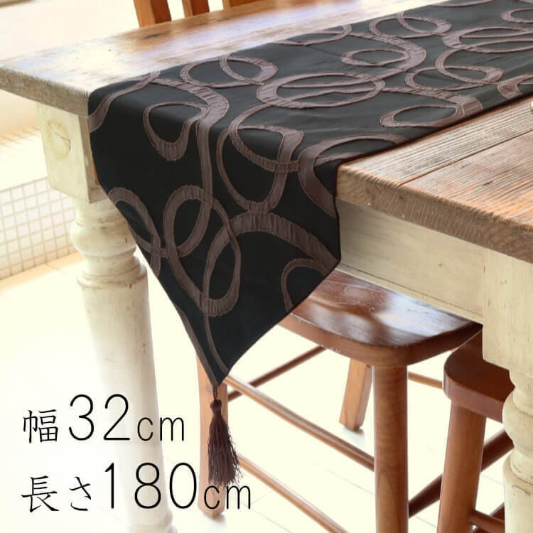 アイデア商品 面白い おすすめ 川島織物セルコン Morris Design Studio ウィローボウ テーブルランナー 60×180cm HN1716 G グリーン 人気 便利な お得な送料無料