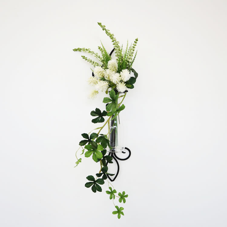 【動画有り】 母の日 2021 一輪挿し おしゃれ ガラス 花瓶 玄関 インテリア雑貨 かわいい 壁掛け 小さめ モダン 造花付き フラワーベース 可愛い リビング アイアン雑貨 おすすめ ラッピング 誕生日 プレゼント ちょっとした 引っ越し祝い ギフト 贈り物 壁 かわ畑貿易