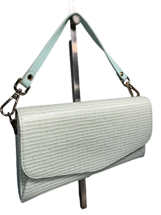 Rakuten - 牛本革 リザード型押し 3WAY ポシェット 牛革 リザード型押し 3WAY ポシェット ポーチ ショルダーポシェット クラッチ 便利 機能的 レディース