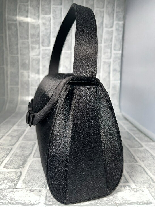 インポートマーケットの【GUODI】グォディ ブラックフォーマルバッグ (LD-14022BK) フォーマルバッグ フォーマルBAG ブラックフォーマル お葬式 お通夜 仏事 レディース｜アングル3