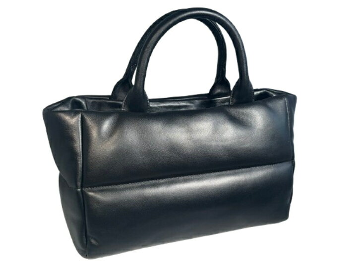 ハンドバッグ ラム本革 コインポーチ 付き レディース 【Rebecca】JT-241017ブラック ラム革 バッグのサムネイル