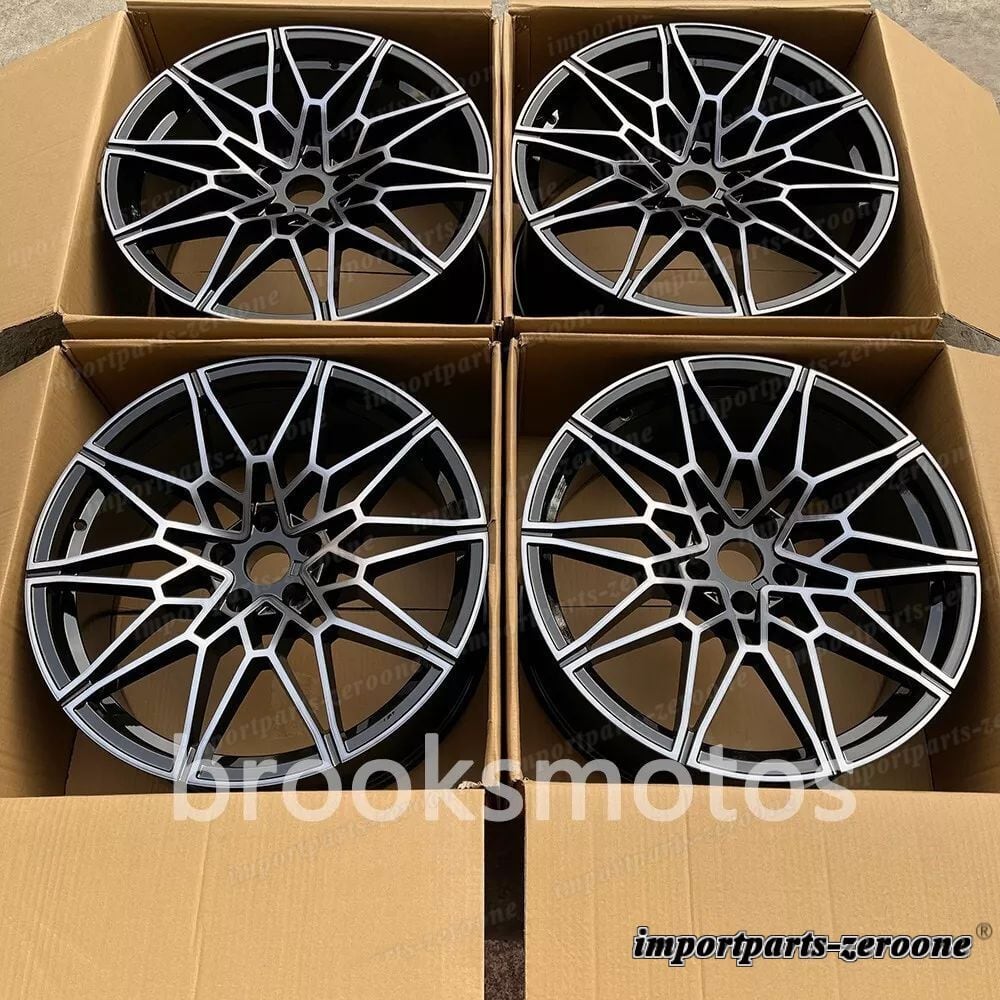 樂天商城 - 21インチフォージドブラックスクエアホイール2021 + BMW X3M F97 X4M F97 826 21x9.5適合 LI-1045