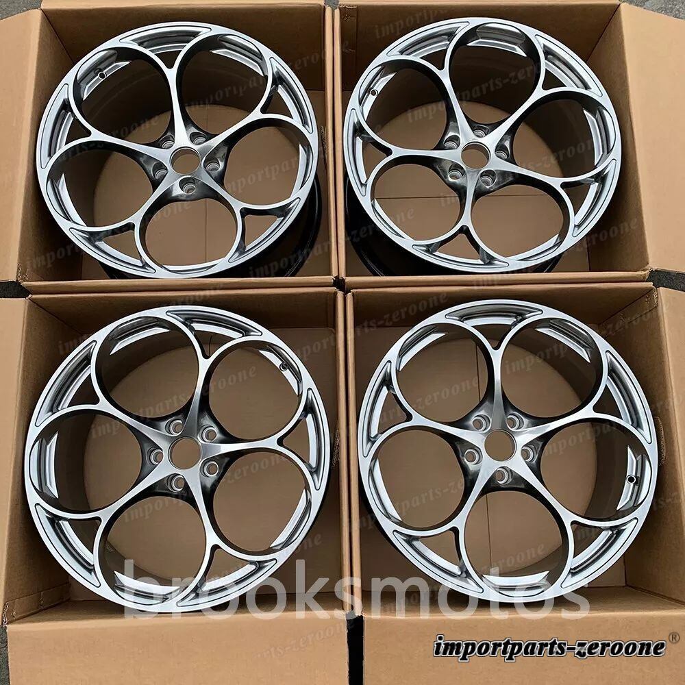 アルファロメオジュリアQV 19インチハイパーブラックフルフォージドホイール 19x8.5 19x10 LI-1043
