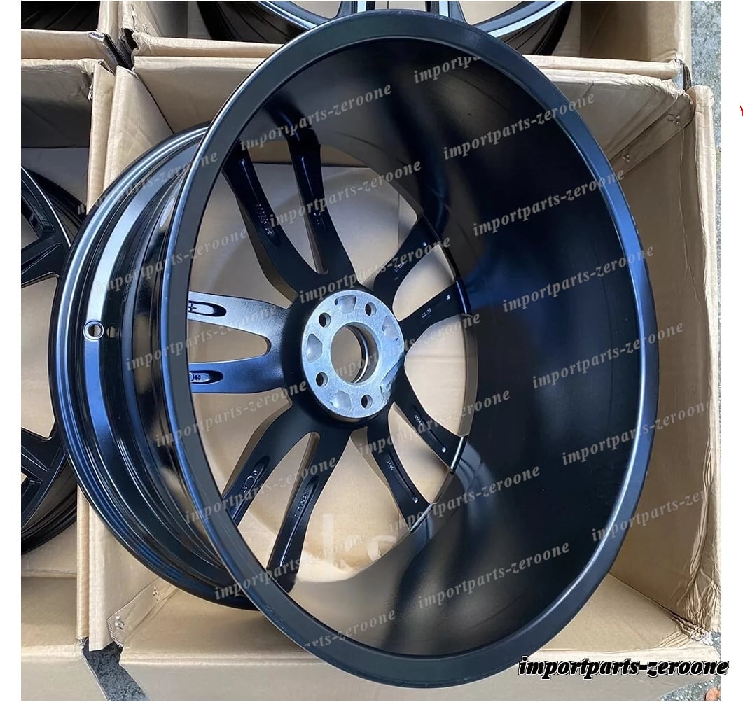 22インチ 新品 ツイン 5 スポーク ブラック ホイール メルセデスベンツ C292 クリア クーペ　-BRN-12609★