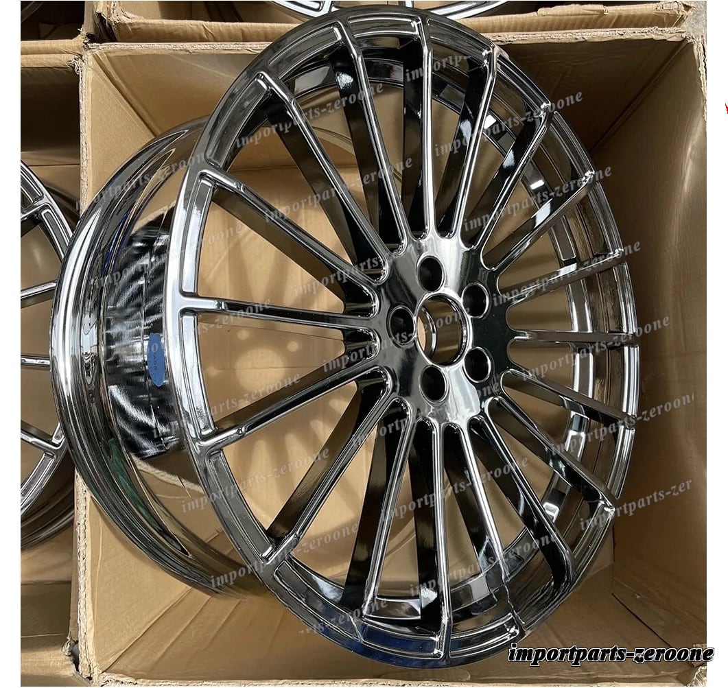 22インチ スタイル クローム フルホイール BMW X5 E70 F15 X6 E71 F16 5x120 　-BRN-12570★