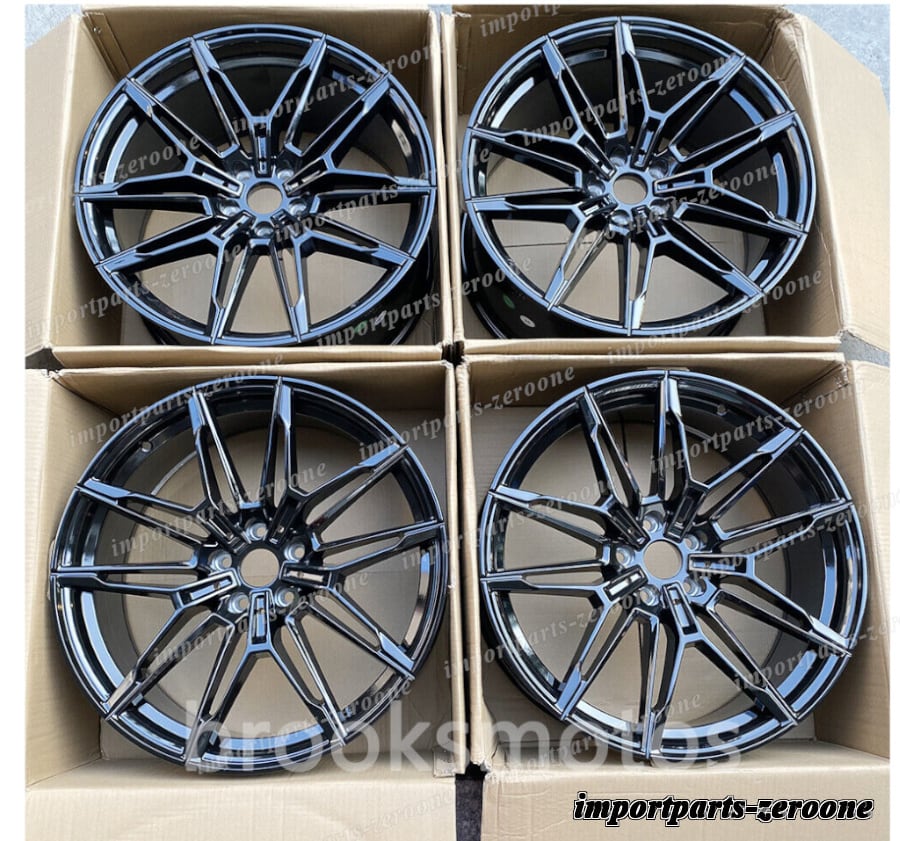 20インチ NEW STYLE ブラック　ホイール BMW G20 21 3シリーズ G22 23 4シリーズ 5X112　4本セット　-BRN-11160★　鍛造