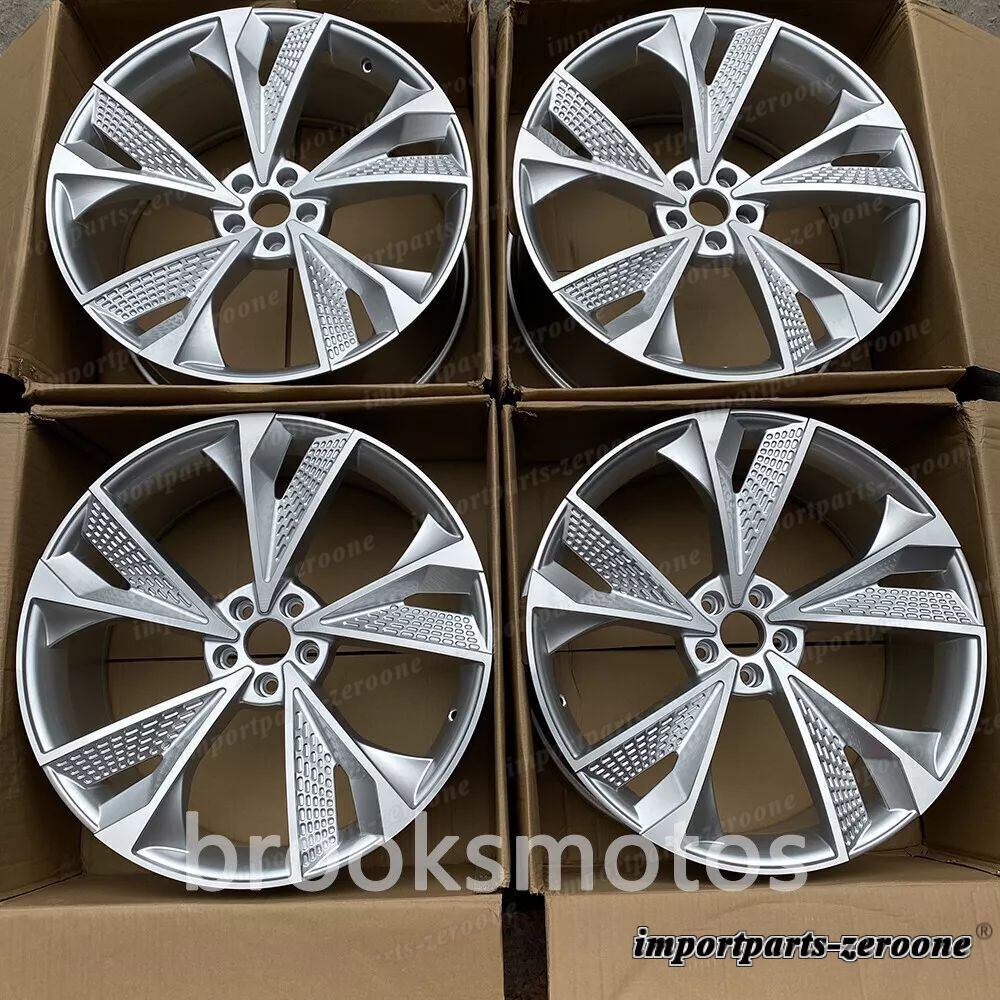 21インチ RS7 シルバー スタイル ホイール アウディ A5 S5 Q5 SQ5 A7 S7 RS7 A8 21x9 適合 LI-1682