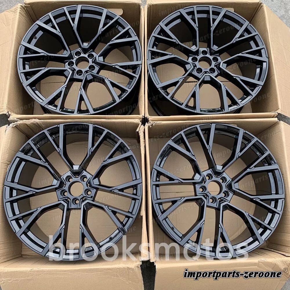 樂天商城 - 21インチ フォージド ブラック アグレッシブ スタイル ホイール 2019+ BMW X3M X4M F97 F98 809 適合 LI-1636