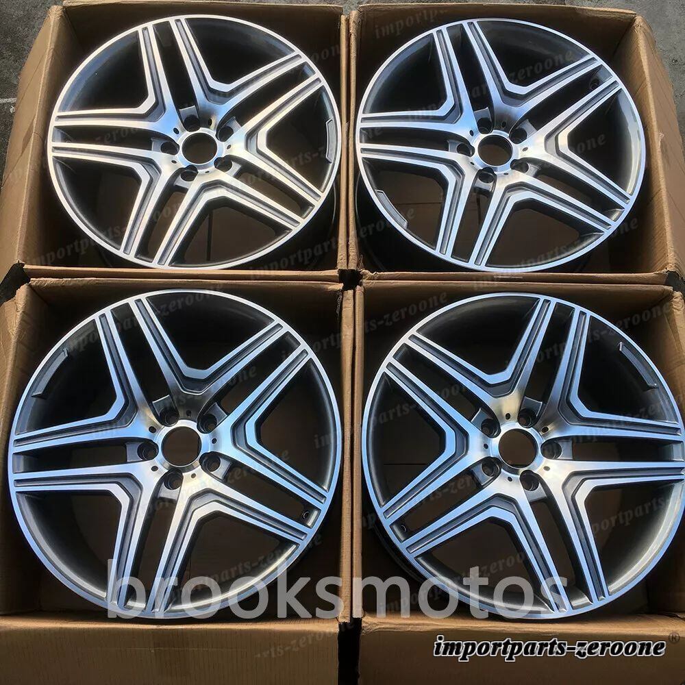 樂天商城 - 22インチ ツイン スポーク ホイール メルセデス ベンツ W166 W167 X166 GLS GL ML GLE 用 LI-1635
