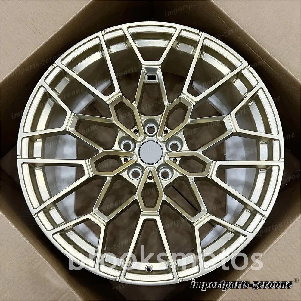 20インチ ゴールド フォージド ホイール BMW M2 F87 M3 F80 M4 F82 83 20x9 20x10 827 LI-1614