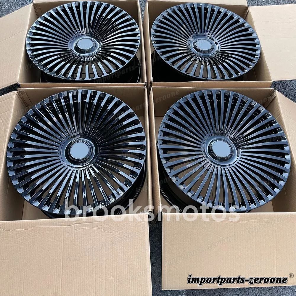 22インチフォージドグロスブラックスタイルホイール 2016+ アウディ Q7 Q8 22x10 LI-1611