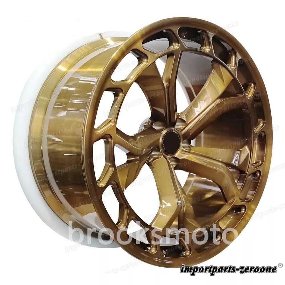 22インチ鍛造ブラシグロスブロンズホイール2016 + アウディq7 q8 RS Q7 q8 22x10.5 適合 LI-1577