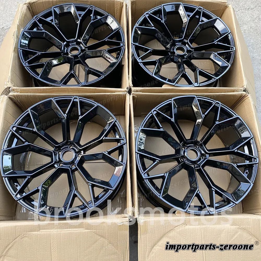 樂天商城 - 21インチNEWグロスブラックスタイルホイールポルシェマカン 21x9 21x10 LI-1574