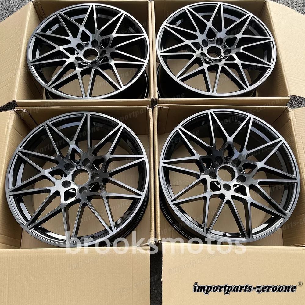 20インチ ブラックスタイル ホイール BMW M2 F87 M3 F80 M4 F82 83 20x8.5 20x10 666 適合 LI-1569