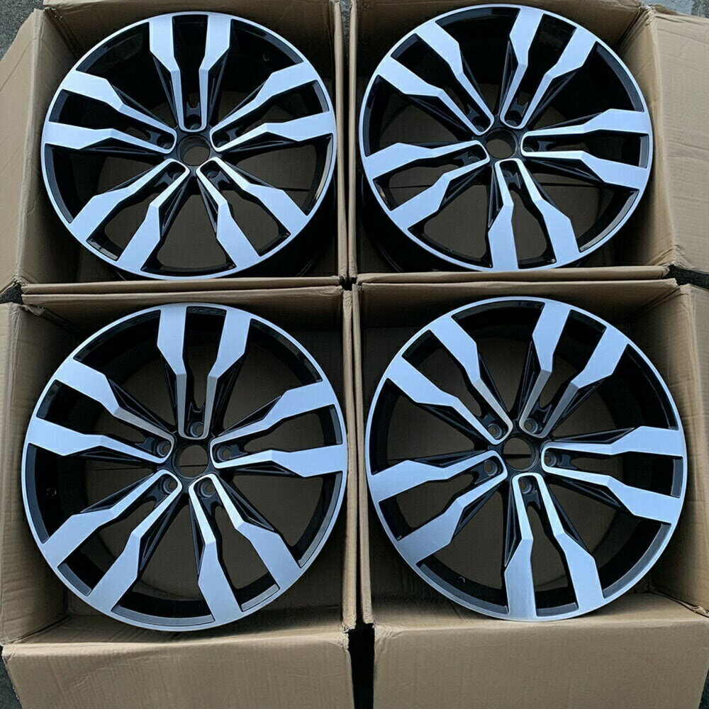 樂天商城 - 21インチ マルチ スポーク ブラック STYLE GED ホイールセット VW ティグアン L 21X9.5 5X112 　-BRN-1194★