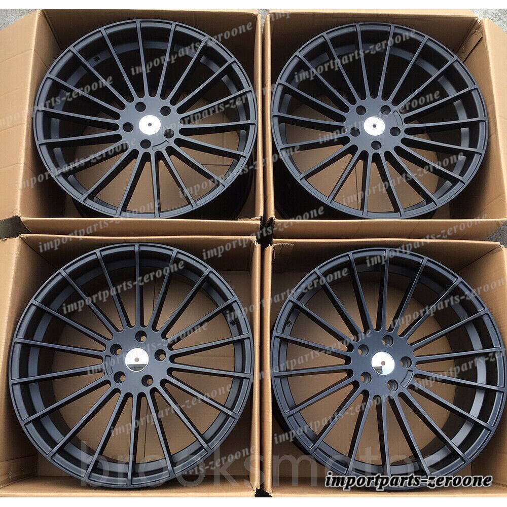 樂天商城 - 22インチ STYLE ブラック ホイールセット BMW X6 F16 35i Mスポーツ 5X120 9.5J オフセット＋40 　11.0Jオフセット＋20 　-BRN-1269-2★