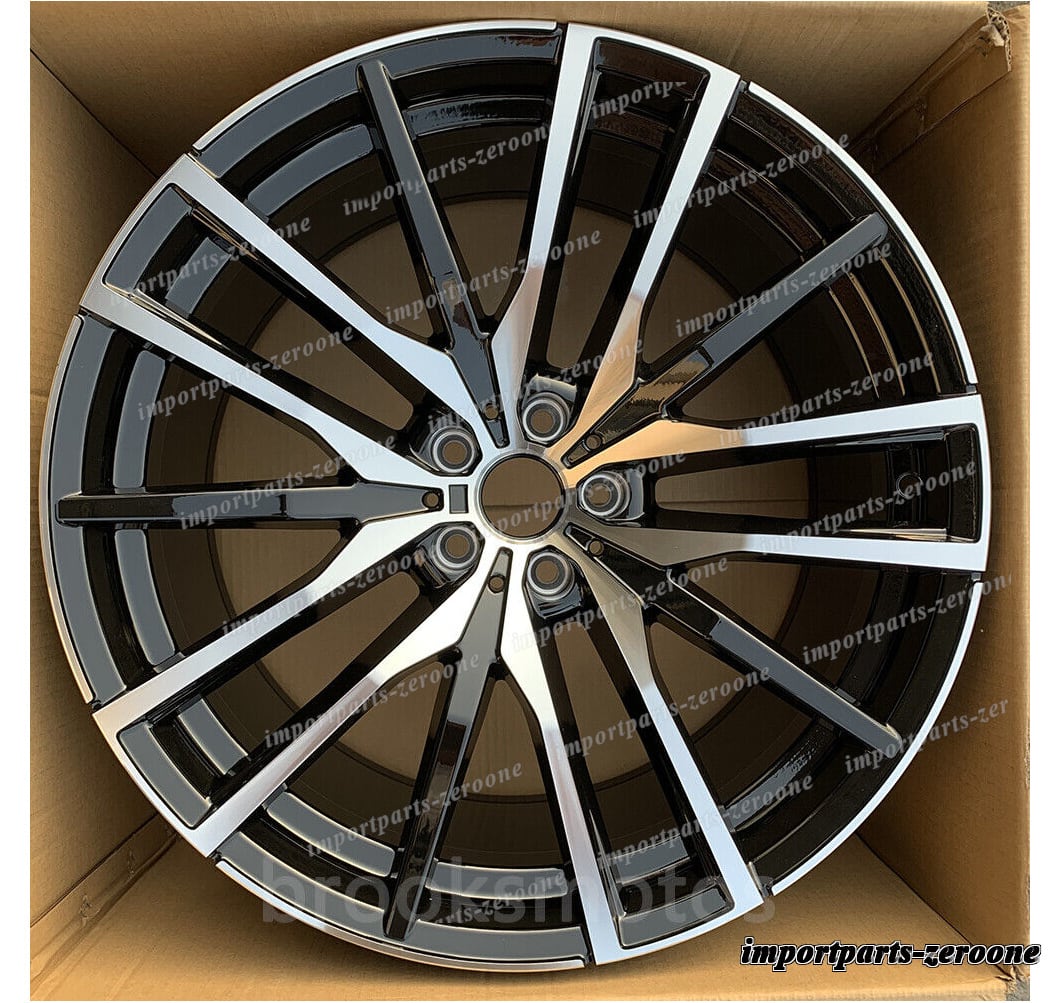 22インチニュースタイルホイール 2019+　 BMW X5 2020+ X6 5x112 742　 22x9.5 22x10.5　-BRN-11867★