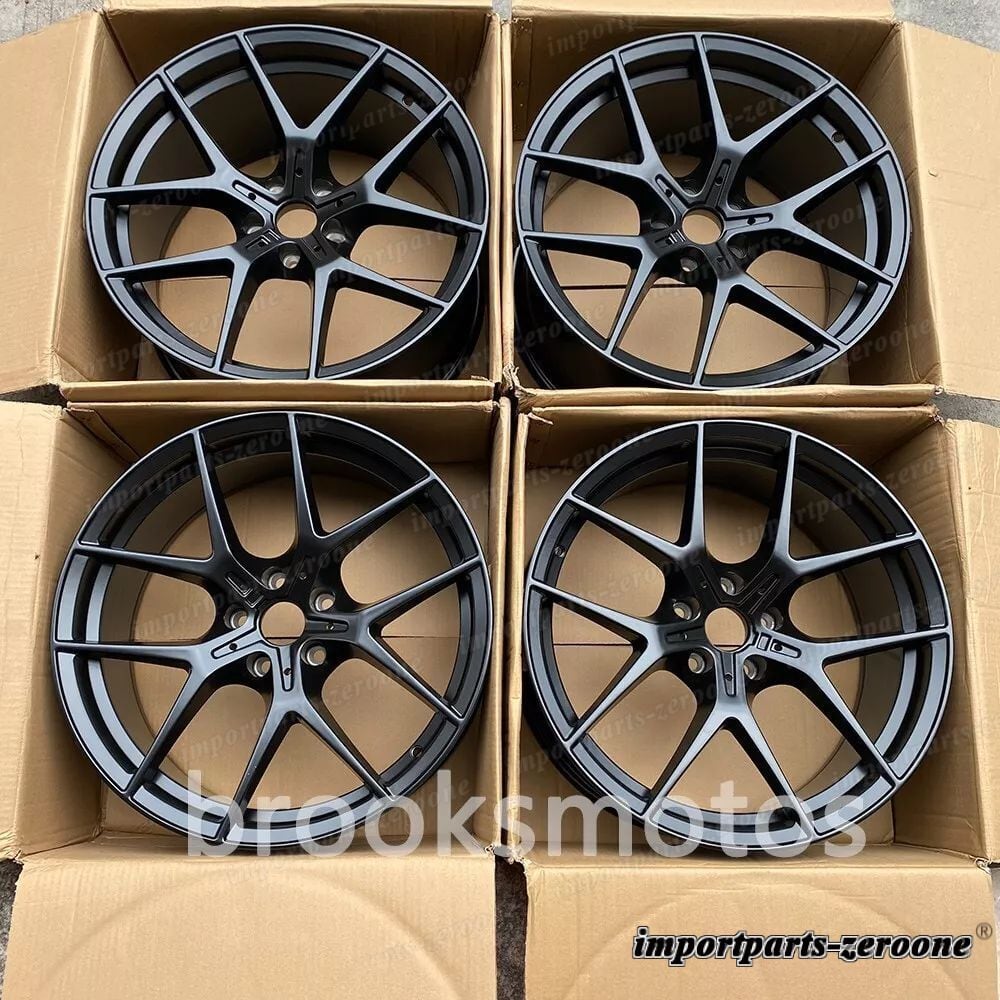 樂天商城 - 20インチ サテンブラックスタイルホイール 2011-2015 BMW 650i BMW F06 F12 F13 LI-1380