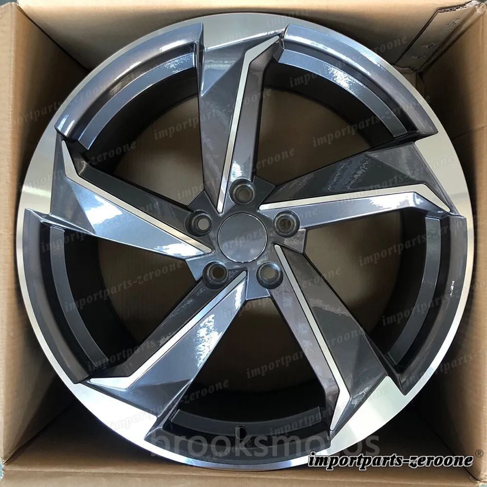 21インチローリングスタイル グレー ホイール アウディ C7 S7 D4 D5 A8 S8 21x9.5 オフセット 30 適合 LI-1369