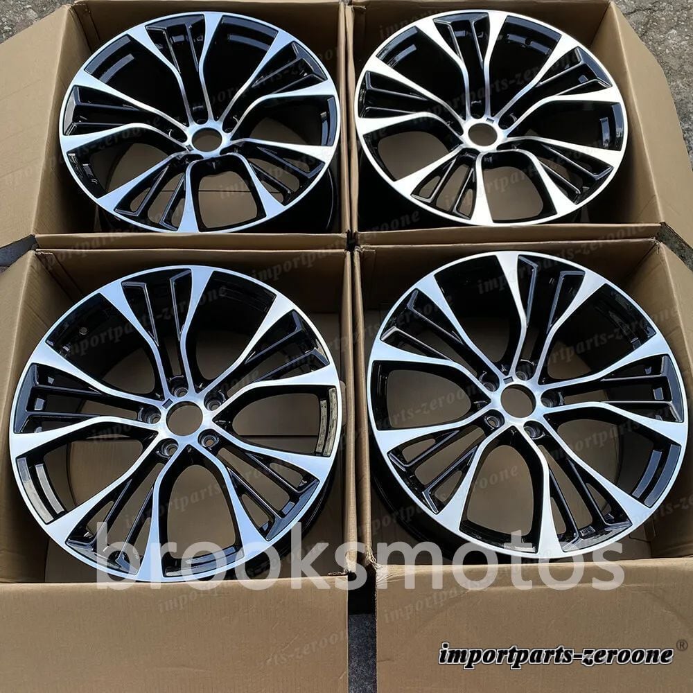 樂天商城 - 22インチ ブラック スタッガースタイル ホイール BMW X5 E70 F15 X6 E71 F16 599適合 LI-1342