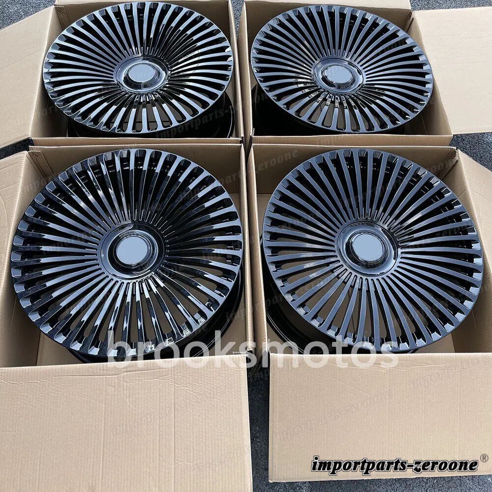 24インチ新品グロスブラックフルフォージドホイールジープグランドチェロキー 24x10 LI-1306