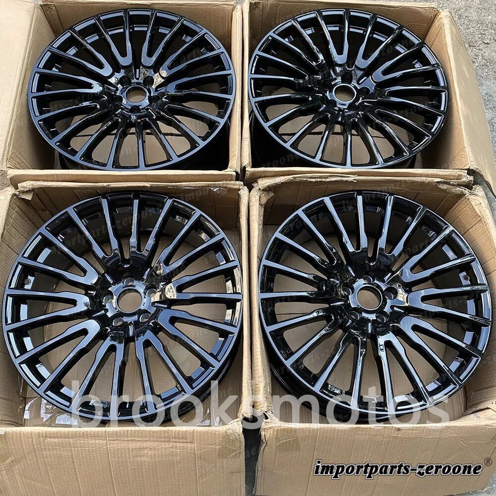 2019+ BMW X5 G05 2020+ X6 G06 21x9.5/10.5 適合 21インチグロスブラックホイール LI-1759