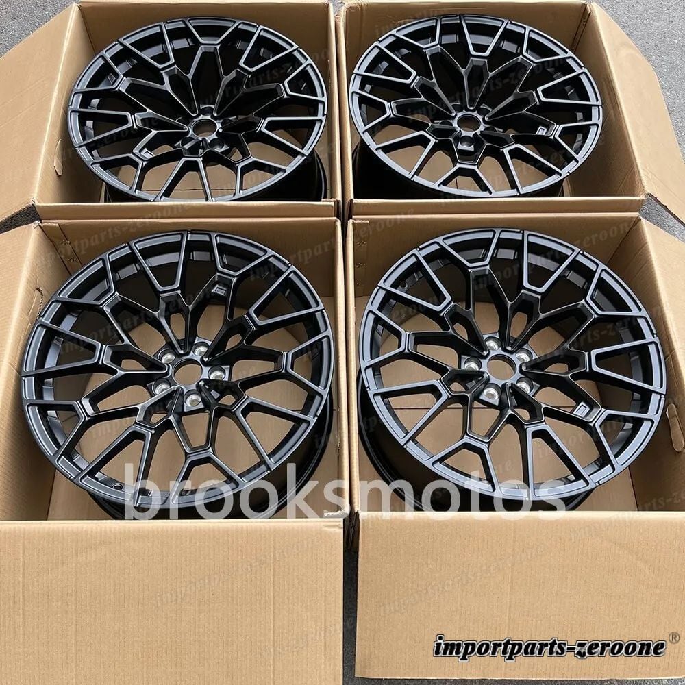 21インチ フォージドサテンブラックホイール 2021+ BMW X3M F97 X4M F97 827 21x9.5/11 適合