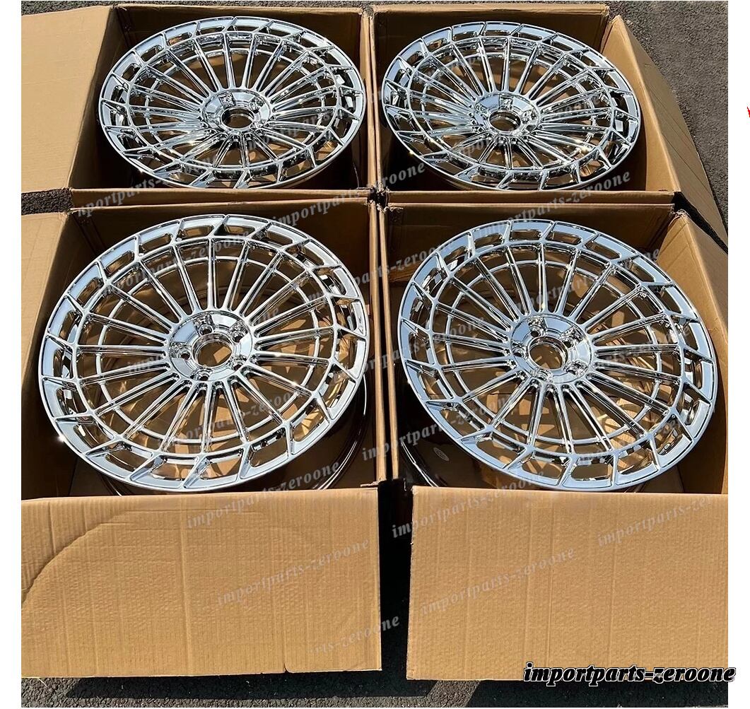 22インチ 新品 クローム ホイール リム 2016+ BMW 7シリーズ G11 G12 740 750 用　-BRN-12649