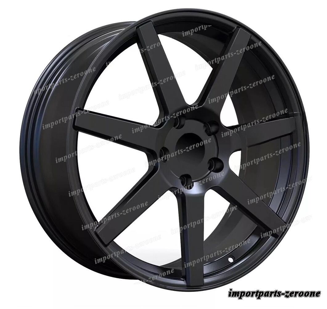 2020+ ポルシェ タイカン 21インチ 7 スポークグロスブラック スタイル ホイール　-BRN-12629