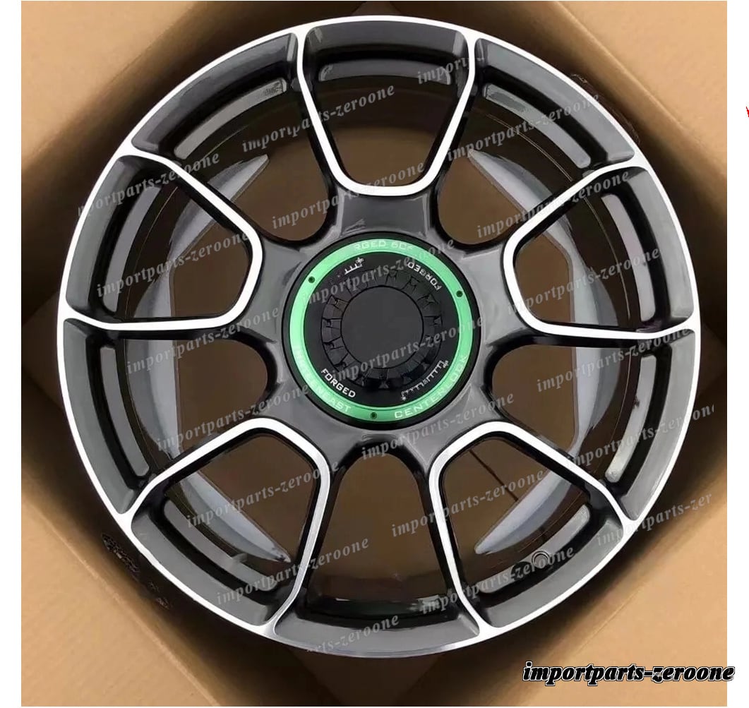 20インチ 新品 グリーン スタイル グレー ホイール 2013+ ポルシェ ケイマン 981 　-BRN-12620