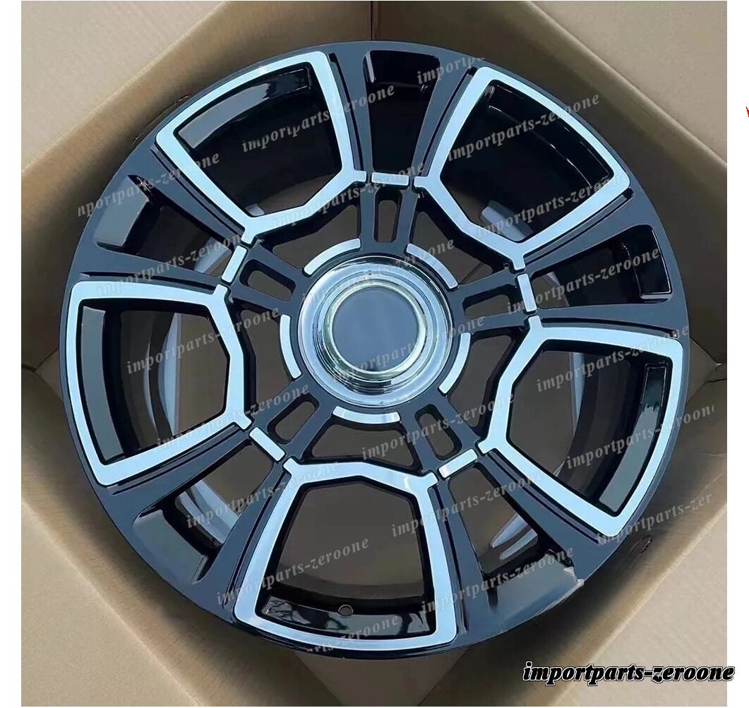 樂天商城 - 22インチ 新スタイル ホイール ロールロイス　カリナン ブラックバッジ　-BRN-12597