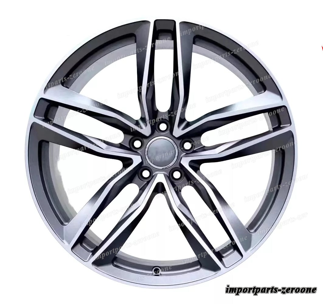 22インチ S ライン グレー スタイル ホイール アウディ A7 S7 RS7 A8 S8 Q5 22x9.5 　-BRN-12577