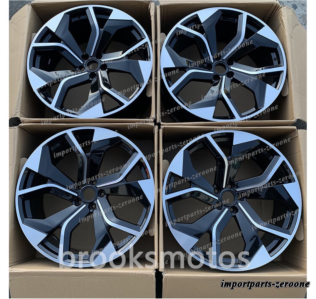 樂天商城 - 19インチ新品 RS スタイル ホイール アウディ アウディ A4 B9 FACELIFT [2019〜2025] 35 TDI 4本セット　-BRN-11903-2