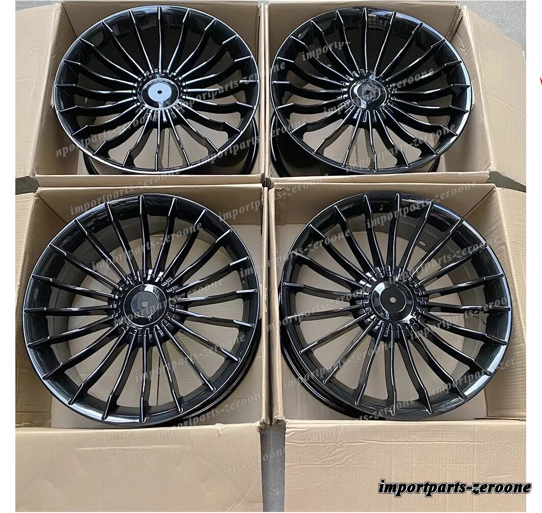 BMW 2017+ 6 シリーズ GT 2016+ 7 シリーズ B7 21インチ ブラックフルホイール　-BRN-12538