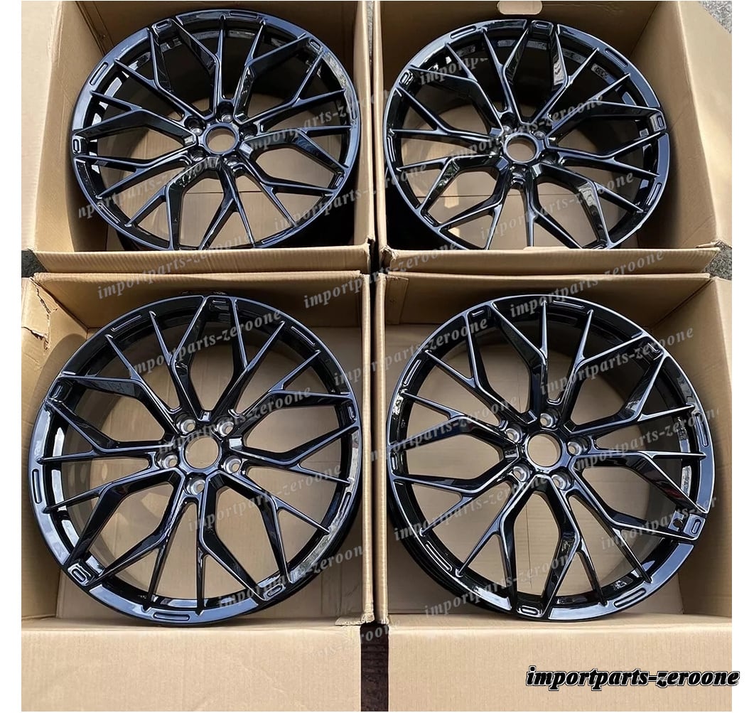 樂天商城 - 21インチ 新品 ブラック スタッガー 鍛造 ホイール 21x 9　-BRN-12680