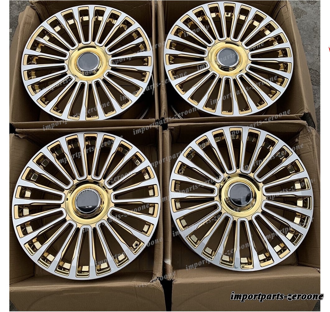 樂天商城 - ランドクルーザー シグナス　1998-2007　 5x150 20インチ マルチスポークmスタイルゴールドホイール　-BRN-12391-2