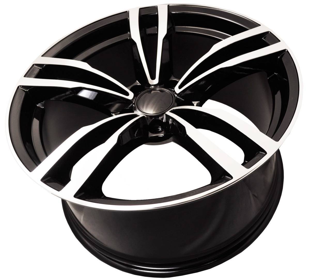 20インチ Black Staggered ホイール ( 4本セット ) BMW 3 4 5 6 シリーズ X1 X3 X4　-DFO-1280