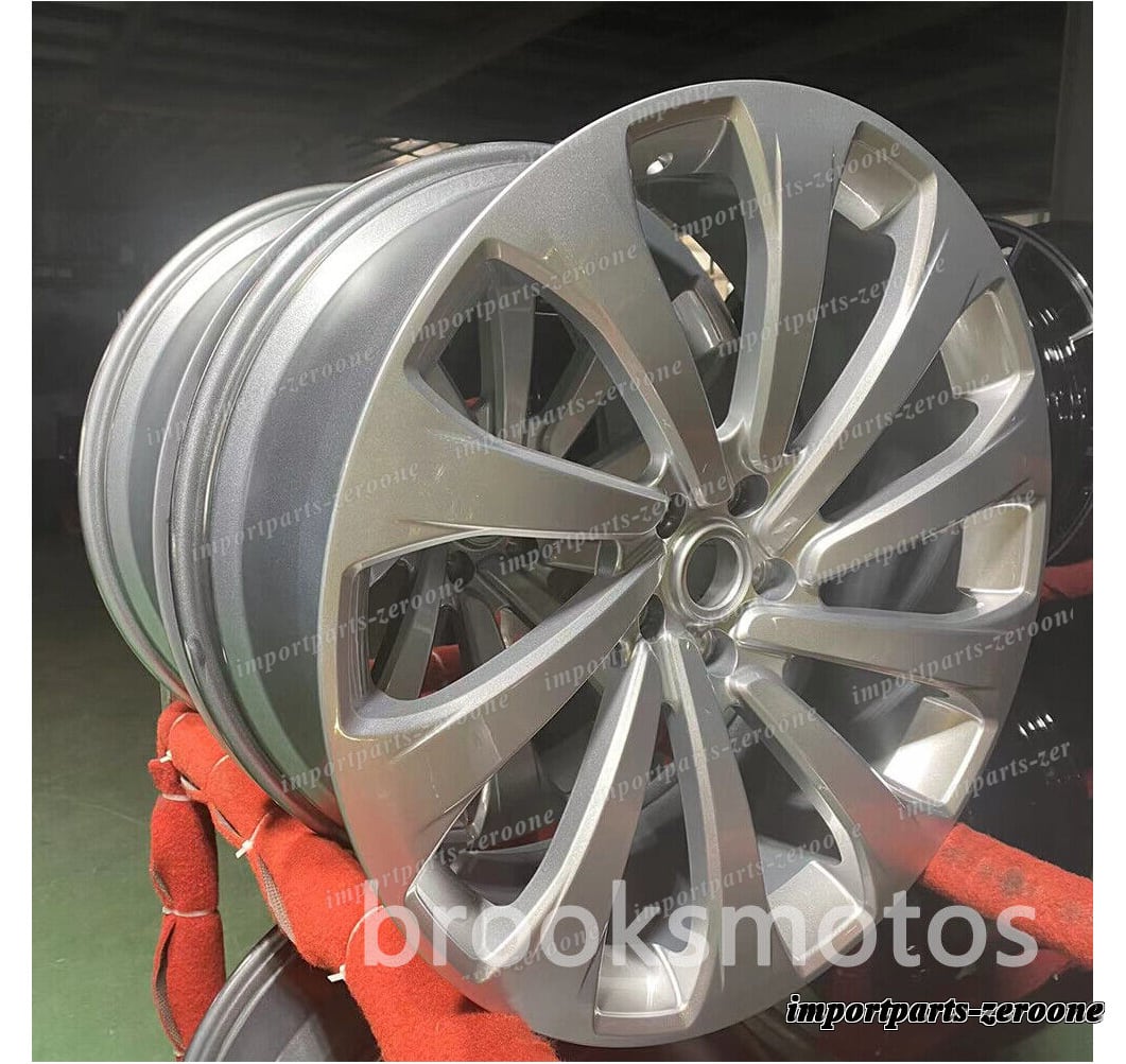 樂天商城 - 23インチ　新品 10 スポークブライトシルバーホイール 2022+ レンジローバーヴォーグ スポーツ SVR 　-BRN-11708★